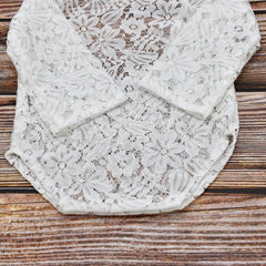 Newborn Lace Romper With Headband