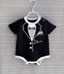 Smart Bodysuit Short Sleeve - Bow Tie Print