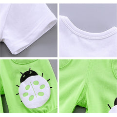 3D Green Bug T-Shirt with Shorts