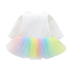 Long Sleeve Tutu Romper with Headband