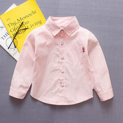 Front Pocket Button Up Long Sleeves Shirt