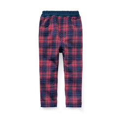 Unisex Lightweight Terry Pant - Red Check Print