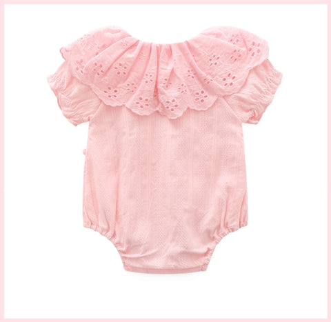 Sweet and Super Soft Ruffled Romper